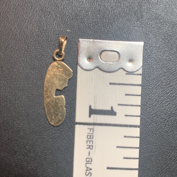 🎉HP🎉 Vintage 14k Gold Praying Child Pendant - Picture 3 of 5